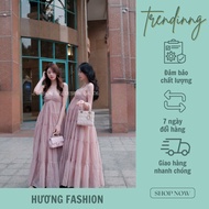 Huong fashion chiffon maxi dress