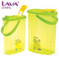 Lava TB429(2.5L)/TB529(5L) Rectangular BPA-Free Plastic Water Bottle/Water Tumbler With Handle
