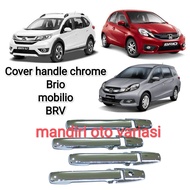 Cover handle pintu mobil honda brio mobilio Brv handle cover pegangan pintu variasi eksterior mobil