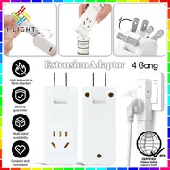Extension Adaptor Socket Outlet 4 Gang Rotating Compact Socket