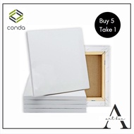 5+1 Stretch Canvas 12x16, 14x18, 16x20 Inches for Painting Primed Gesso