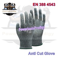 ANTI CUT GLOVES / EN388 LEVEL 5 RESISTANCE CUT PROOF SAFETY GLOVE