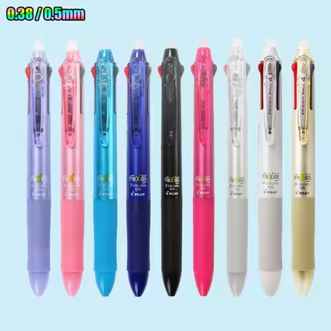 PILOT Frixion LKFB-60/80EF 0.38/0.5mm Retractable Erasable Gel Pen Caneta Gel School Supplies Japan 