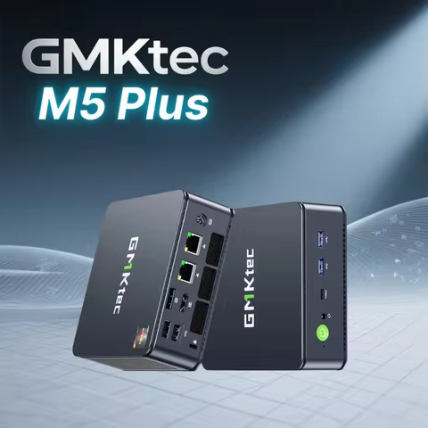 GMKtec M5 Plus Ryzen 7 5825U Mini PC DDR4 3200Mhz M.2 SSD Windows 11 Pro WIFI6 BT5.2 2.5G Lan Deskto