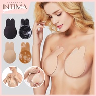 INTIMA 2pcs = 1pair Bunny shape Invisible Bra Breast Lifting Silicone Adhesive Bras for Women Sticker Strapless Lingerie Plus Size Push Up Backless Party Wedding Travel A-E Cup