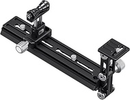 LEOFOTO VR-220 Kit 220mm Adjustable Dual Pivot Universal Long/ Tele Lens Support / QR Plate Mount Compatible with Sachtler &amp; Manfrotto