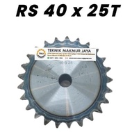 SPROCKET GEAR RS 40 x 25T SINGLE 40 GEARS 25 SINGLE 40x25