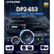 100% Original ALPINE DP2 653 - DP2 Series Hi-Res Audio 3- Way Component Car Speaker System