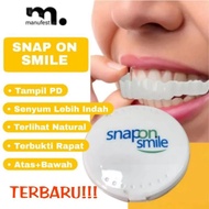 Snap On Smile Gigi Palsu Instan Atas Bawah 100% Ori Perapi Gigi Ompong