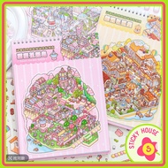 (HN Express) Update Bigszie Sticker Book 6 3D Sticker Sheets in 1 3D Sticker Book