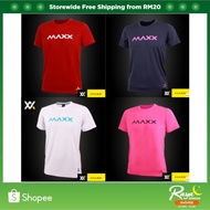 [Shop Malaysia] Maxx Plain Tee Series Badminton Jersey (Pink / Navy / White / Red / Peach)