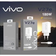 New Charger Vivo V27e 5G 180W SuperVooc Fast charging cable Type C Original Hsa