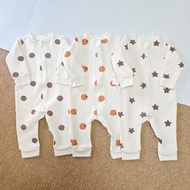 Foreign Trade 6-24M Newborn Baby Jumpsuit Spring Autumn Winter Long-Sleeved Romper Male Female Baby 