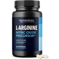 L Arginine Supplement for Men 60 Capsules NO Nitric Oxide Supplements for Men | Workouts & Endurance
