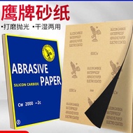 Waterproof abrasive paper sheet