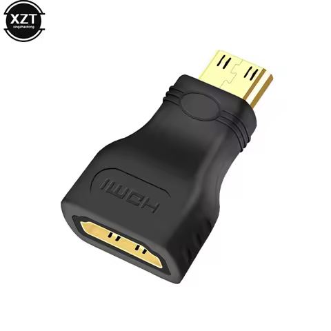 Mini HDMI-compatible Male to HDMI-compatible Female Expansion Adapter HDMI-compatible Converter for 