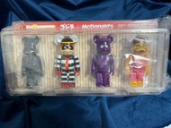 現貨已到手 日本直送 哥斯拉x日本麥當勞  Bearbrick 10cm 150%  一套4隻 包送港運費 