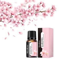 1pc Sakura Aroma Essential Oil For Aromatherapy Candle, Diffuser, Humidifier, Car Air Freshener, Home Fragrance Oil Refill