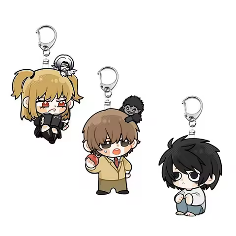 6CM Charm Anime Death Note Acrylic Keychain Model Cosplay Characters Ornament Accessories Goods Coll