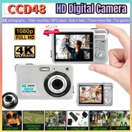 4K Digital Camera CCD Canon Camera Video Camera Camcorder HD 1080P 48MP Anti-Shake 8X Zoom 2.7 Inch 