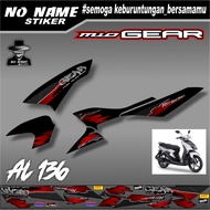 MIO GEAR Striping (AL136) MIO GEAR Sticker VARIATION MIO GEAR Striping Sticker