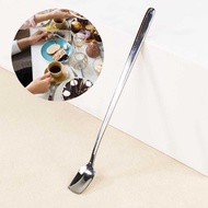Sendok Kecil Pendek Segi Kotak Stainless Silver Polos Tebal Murah Tahan Panas Panjang 15CM Dessert S