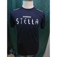 STELLA SHIMANO FISHING JERSEY | BAJU PANCING MICROFIBRE SHIMANO STELLA NAVY