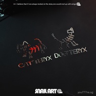 Funny Feline and Canine Ancient Creatures Personalized Creative Metal Stickers with a High-End Feel 