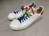 Adidas Stan Smith Pride Edition 彩虹鞋帶 運動鞋。白波鞋。球鞋。Sneakers。休閒百搭。