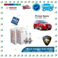 Bosch Car Halogen Bulb For Proton Savvy Year 2005-2011  H7 Mentol Lampu Depan Hella Philips Bulb Osr