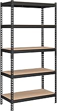 SONGMICS 5-Tier Storage Shelves, Load 2310 lb, Garage Storage, Boltless Assembly, Adjustable Shelvin
