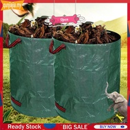 Portable Reusable Trash Storage Container Large Capacity Garden Garbage Container Waterproof PP Wove