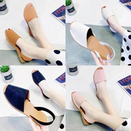 Women Flats Female Casual Peep Toe Shoes Pu Footwear Plus Size 35 to 43