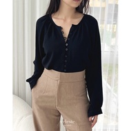 Dalgom Top 田 Women's Blouse | Women's Tops | Women's Long Sleeve Tops | Celeste de label