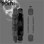 S/🏅Wood Snow Long Board Professional Skateboard Black Hole AEKYUNG High-EnddcDance Board Beginner Boys and Girls Beginne