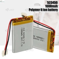 1000mAh 3.7V 523450 Polymer Lithium Rechargeable Battery Li-ion Battery for Led Lamp Lipo battery #