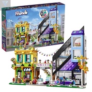 Compatible With Lego Friends Series 41732 City Center Flower Shop And Furniture Assembled Building B