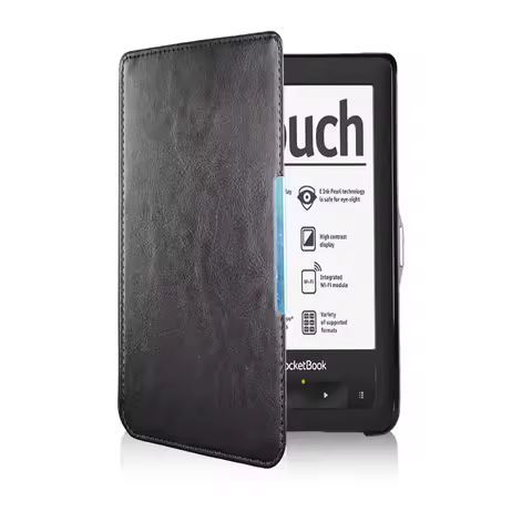 For PocketBook Touch 622 EReader Case and PocketBook Touch Lux 623 EReader Case, Flip Folio Book Cov
