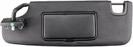 Vuzmode Left Driver Side Sun Visor Black Compatible with, for Jeep, Wrangler JK 2007-2018 OEM# 6CJ07