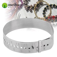 MEIHUAA Jewelry Making Bracelet Sizing Tools, Measures in Inches Adjustable Metal Slide Adjustable B