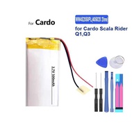 Motorcycle Helmet Headset Battery WW452050PL 405020 2line 500mAh For Cardo Scala Rider Q1 Q3 FM Q-So