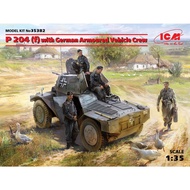 ICM Model 1/35 ICM35382 P 204 (f) with German Armoured Vehicle Crew