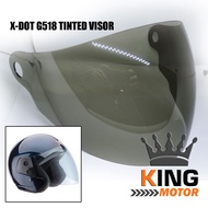 X-DOT G518 TINTED VISOR