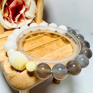 Betty's Castle Tridacna Grey Agate Design Bracelet