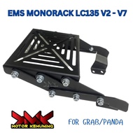 EMS TOP RACK ADJUSTABLE RACK LIPAT RAK LIPAT Y15 VF3i LC LC125 V2 - V7 Y15ZR MONORACK FOR GRAB / PAN