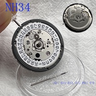 Watch Accessories NH 34A GMT Metal Automatic Mechanical Movement NH34 4-Needle Machine