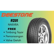 TAYAR DEESTONE MADE IN THAILAND NAKARA R201 175/70R13 TAHUN 2026 FREE VALVE GETAH SETIAP 1BIJI PEMBE