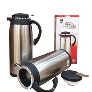1.9-liter scarecrow insulated household stainless steel large capacity hot kettle, glass inner pot, water bottle esy