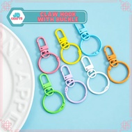 Claw Hook with 3cm Buckle Ring for DIY Keychain Accessories and Materials * 5 Pieces