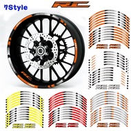 KTM RC 125 200 390 690 Motorcycle Decal 57cm Wheel Sticker Reflective Modification